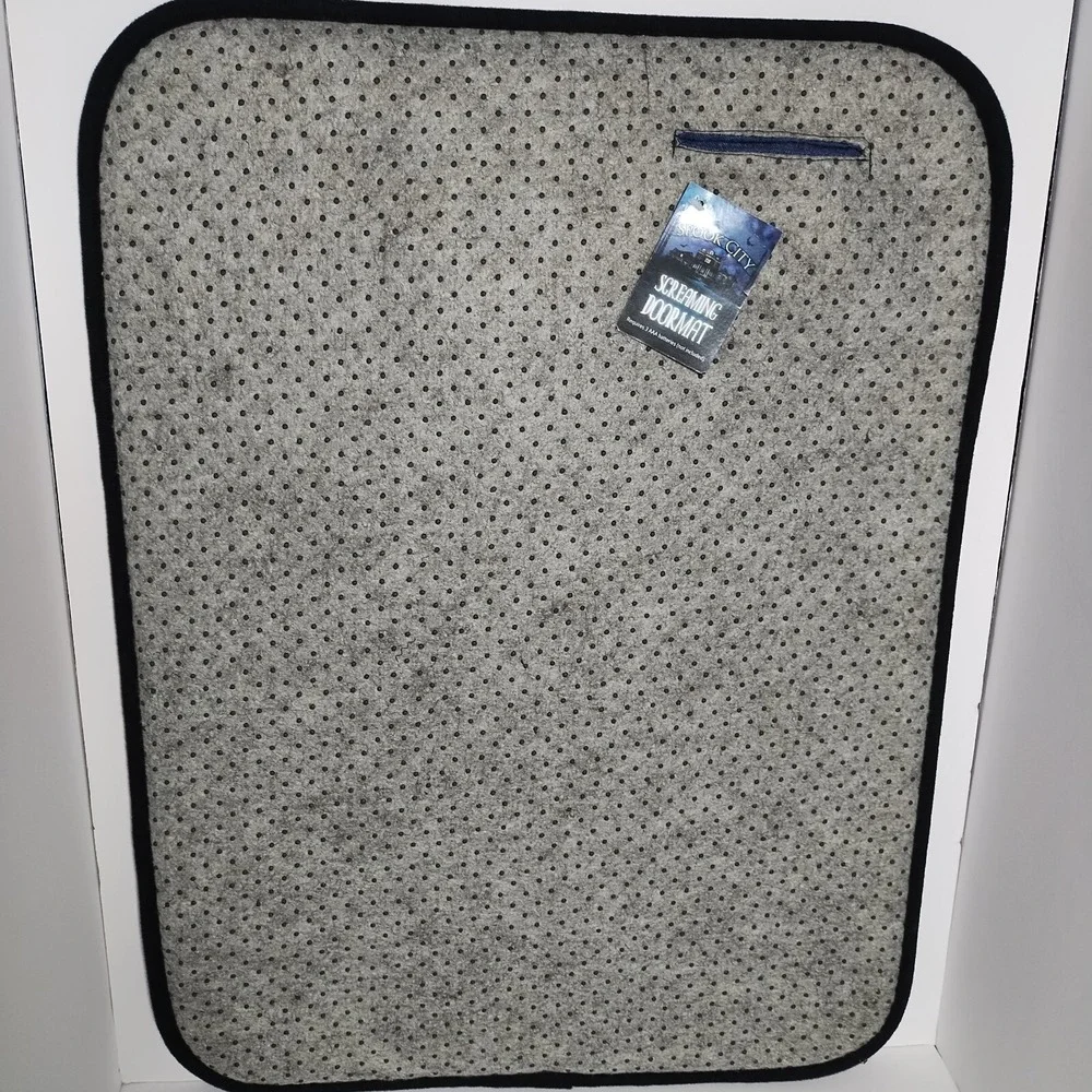 Halloween Door Mat Light Up Screaming Indoor Outdoor Rug Not‎ All Eyes Light Up